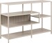 Standregal >Seaford< in grau, Metall / Holzwerkstoff - 114x78x35cm (BxHxT)