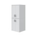 Waschmaschinenunterschrank >LAUNDRY< 2 Türen, in Artik Weiß - 69x88x67 (BxHxT)