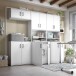 Mehrzweckschrank >LAUNDRY< 2 Türen, Fach, Böden, Artik Weiß - 73x206x40 (BxHxT)