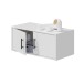 Hängeschrank >LAUNDRY< 2 Türen, Artik Weiß - 80x34x40 (BxHxT)
