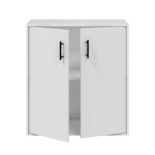 Mehrzweckschrank-Set >LAUNDRY < (4-teilig) Weiß, 2x Umbauschrank, Unterschrank, Hängeschrank