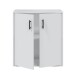 Mehrzweckschrank-Set >LAUNDRY< (5-teilig) in Artik Weiß - 218x206x40 (BxHxT)