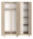 Schlafzimmer-Set >Escale 27< (4-teilig) in Japanische Eiche Nachbildung