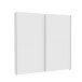 Schwebetürenschrank >HOME NOOK< 12 Böden, in Weiss - 200,1x210x39,1cm (BxHxT)
