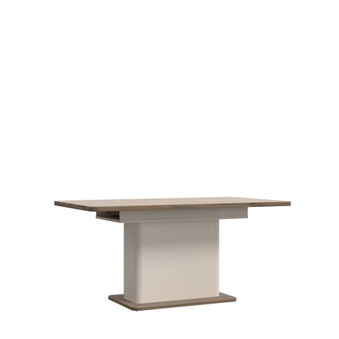 Kulissen-Esstisch >LACETTI< ausziehbar 200cm, Eiche Dekor / sandfarbig - 160/200x76,4x90cm (BxHxT)