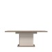Kulissen-Esstisch >LACETTI< ausziehbar 200cm, Eiche Dekor / sandfarbig - 160/200x76,4x90cm (BxHxT)