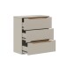Schubkastenkommode >EDWAL< in Sand / Mauvelle Eiche - 85,1x92,3x41,5cm (BxHxT)