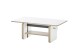 Couchtisch >Astana< höhenverstellbar, weiß, Artisan Eiche Dekor - 110x41/57x65cm (BxHxT)