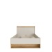Stauraumbett >WEXLIN< in Sand / Mauvella Eiche Dekor - 130x96,3x210,8cm (BxHxT)