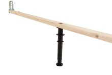 Bettgestell >Easy Beds Comfort< Liegefläche 140x200cm, SAHARAGRAU - 149x46x210cm (BxHxT)
