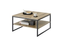 Couchtisch >Cube< in Evoke Eiche Dekor, schwarz -...