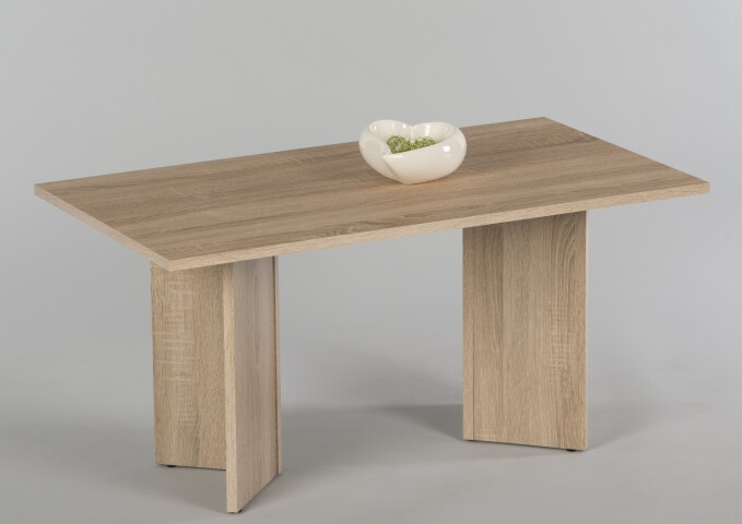 Couchtisch >Minimal< in Sonoma Eiche Dekor , Span - 86x44x58cm (BxHxT)