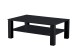 Couchtisch >Romy< in schwarz, Melamin, MDF - 110x41x70cm (BxHxT)