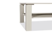 Couchtisch >Romy< in kaschmir, Melamin, MDF - 110x41x70cm (BxHxT)