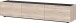 Lowboard >CANTORIA< 3 Klappen, Castello-Eiche-Dekor / Schwarz - 184x48x40cm (BxHxT)