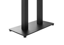 Bartisch >Jay< in Eiche, schwarz, Massivholz, Metall - 120x104x60cm (BxHxT)