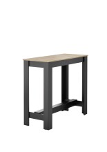Bartisch >Modesto< in Artisan Eiche Dekor, schwarz...