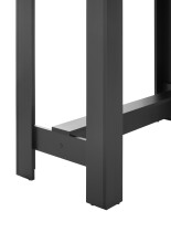 Bartisch >Modesto< in Artisan Eiche Dekor, schwarz - 115x103x50cm (BxHxT)