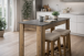 Bartisch >Modesto< in anthrazit, Old Style dunkel - 115x103x50 (BxHxT)