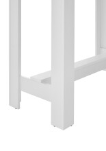 Bartisch >Modesto< in beton Dekor, weiß - 115x103x50cm (BxHxT)