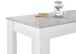 Bartisch >Modesto< in beton Dekor, weiß - 115x103x50cm (BxHxT)