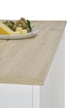Bartisch >Modesto< in Artisan Eiche Dekor, weiß - 115x103x50 (BxHxT)