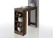 Bartisch >Mojito< in matera, Old Style dunkel - 115x103x50 (BxHxT)