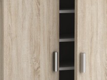 Schuhschrank >Elvira< in Sonoma-Eiche - 54.6x108.4x35.3cm (BxHxT)