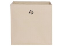 Faltbox >One< in beige aus Polypropylen - 32x32x32cm (BxHxT)