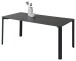 Esstisch >Lenni< in schwarz, Keramik, Metall - 180x76x90cm (BxHxT)