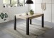 Kulissen-Esstisch >Lucas< ausziehbar, Artisan Eiche Dekor, schwarz - 140/210x76x90 (BxHxT)