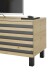 Lowboard >Ankara< 2 Türen, 1 Schublade, Artisan Eiche, schwarz - 166x44x40cm (BxHxT)