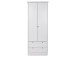 Kleiderschrank >Landsted< in Weiß - 80x200x51cm (BxHxT)