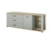 Lowboard >Narva< inkl. Beleuchtung, Evoke Eiche Dekor, salbei - 179x67x44cm (BxHxT)