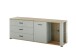 Lowboard >Narva< inkl. Beleuchtung, Evoke Eiche Dekor, salbei - 179x67x44cm (BxHxT)