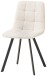 4-Fußstuhl >Bonny< (4er Set) in beige, schwarz - 55x89x46 (BxHxT)