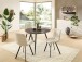 4-Fußstuhl >Bonny< (4er Set) in beige, schwarz - 55x89x46 (BxHxT)