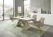 Armlehnstuhl >Kayla< (2er Set) drehbar, Bouclestoffbezug taupe, beige - 62x60x92 (BxHxT)