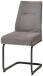 Freischwinger >Maren< (2er Set) Federkern, grau, schwarz - 43x87x55 (BxHxT)