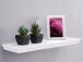 Wandboard >Landsted< in Weiß - 60x3,8x19,5cm (BxHxT)