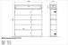 Schuhkommode >GW-AMECA< 2 Türen, 1 Schub, Graphit / Navarra-Eiche-Dekor - 83x99x22cm (BxHxT)