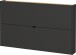 Hängeschuhschrank >GW-AMECA< Schuhkipper, Graphit/Navarra-Eiche-Dekor - 140x83x18 (BxHxT)
