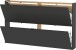 Hängeschuhschrank >GW-AMECA< Schuhkipper, Graphit/Navarra-Eiche-Dekor - 140x83x18 (BxHxT)