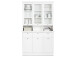 Buffet >Landsted< in Weiß - 120x200x40cm (BxHxT)