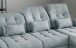 Polsterecke >Devland< Schlaffunktion, Stauraum, Cord Aqua - 273x105x189cm (BxHxT)