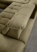 Polsterecke >Devland< Schlaffunktion, Kopfteilverstellung, Cord olive - 273x105x189cm BxHxT