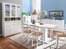 Sideboard >Landsted< in Weiß - 200x90x40cm (BxHxT)