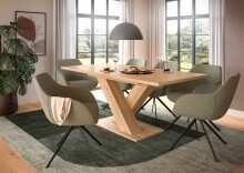 Kulissen-Esstisch >Motion< ausziehbar, artisan oak Dekor - 150/190x76x90cm (BxHxT)
