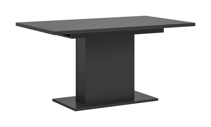 Kulissen-Esstisch >Motion< ausziehbar 190cm, Grau - 150/190x76x90cm (BxHxT)