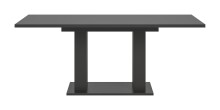 Kulissen-Esstisch >Motion< ausziehbar 190cm, Grau - 150/190x76x90cm (BxHxT)